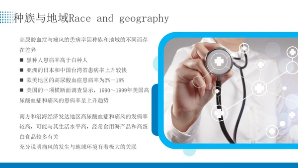 蓝色简约商务痛风患者患者护理医疗培训PPT课件