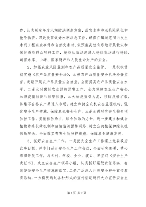 乡镇应急管理工作计划.docx