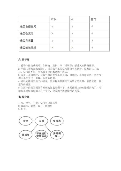 教科版小学三年级上册科学期末测试卷及参考答案（基础题）.docx