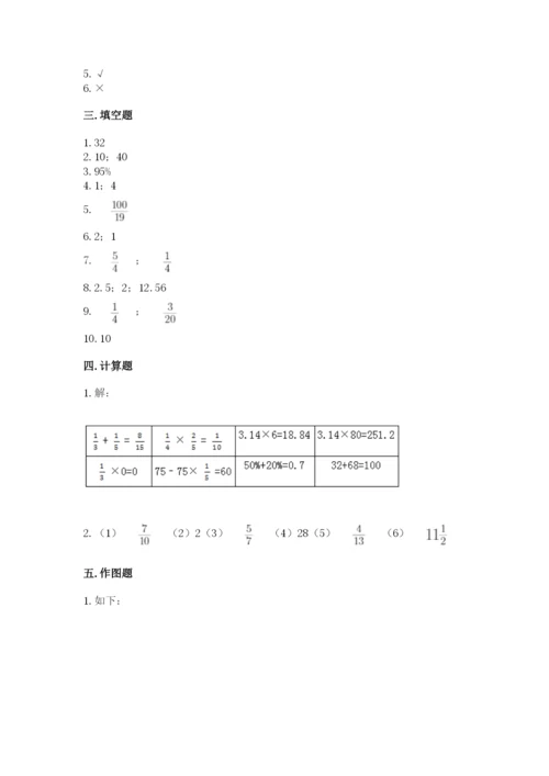 人教版六年级上册数学期末测试卷汇总.docx
