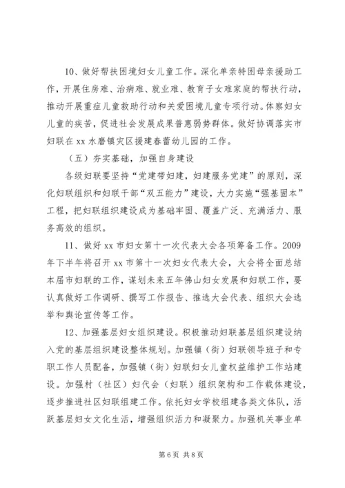 市妇联年度工作计划.docx