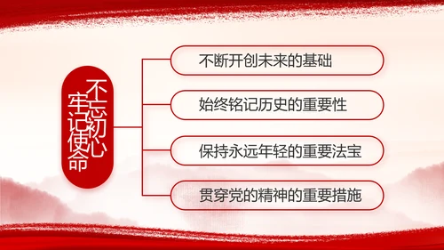 弘扬伟大建党精神七一讲话精神PPT