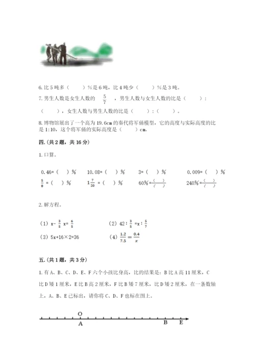 苏教版六年级数学下学期期末测试题新版.docx