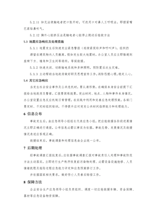 办公室应急专题预案和应急标准措施.docx