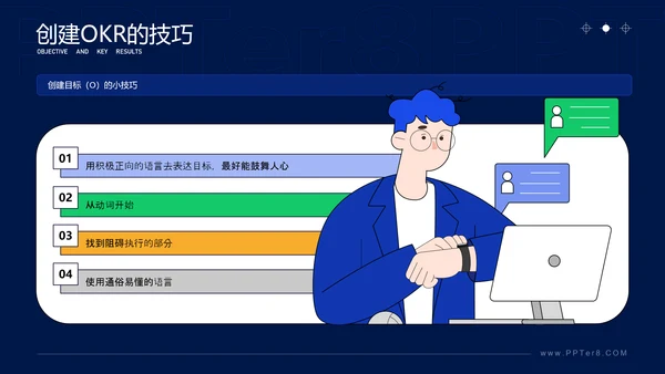 学会这几招轻松搞定OKR企业管理课ppt模板
