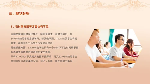 红色渐变大学思政实践报告PPT思政课