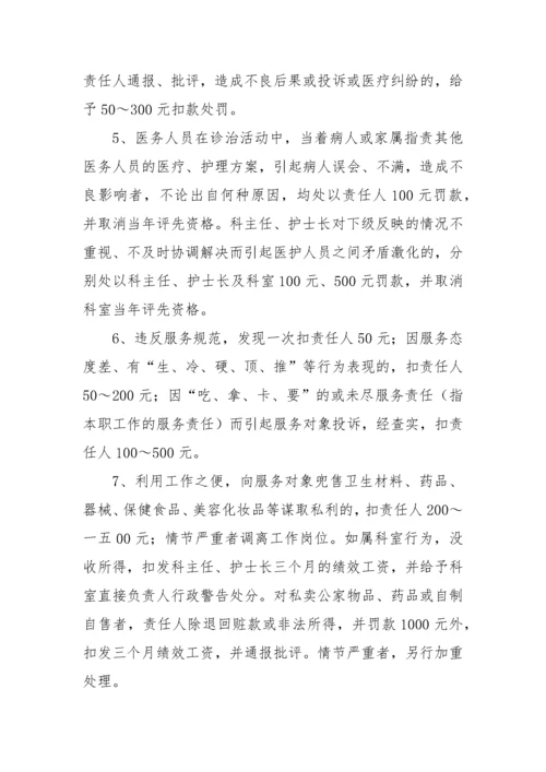 医院职工医德医风考核办法实施细则.docx