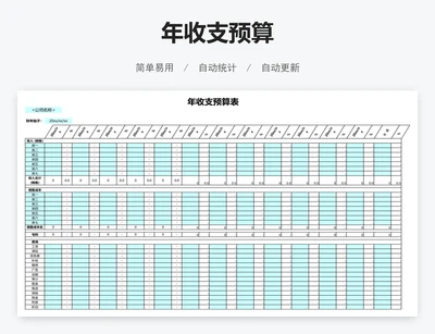 年收支预算