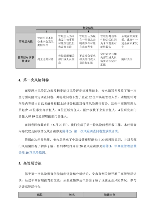 安永会计事务所内控风险评估分析报告.docx