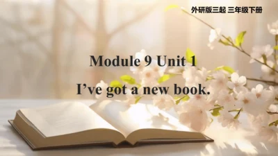 Module 9 Unit 1  I've got a new book 课件（共49张PPT）