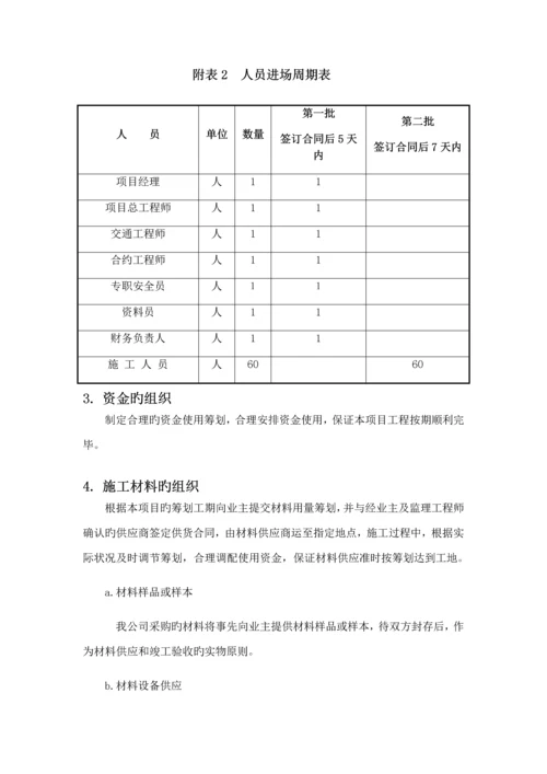 交通标志牌综合施工组织专题方案.docx