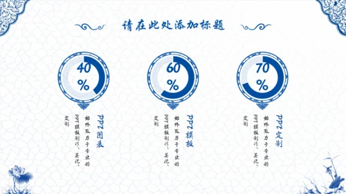 青花瓷中国风通用PPT模版