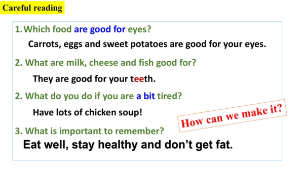 Module 4 Unit 2 Is your food and drink healthy? 课件