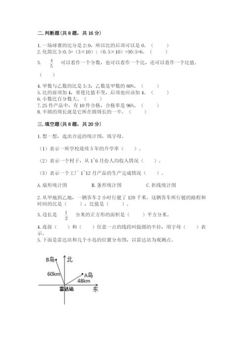 小学六年级上册数学期末考试卷含完整答案【夺冠系列】.docx