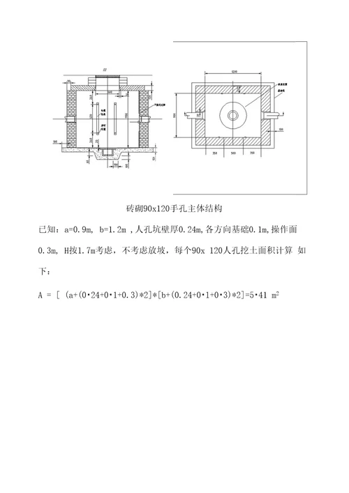 标准人手孔、通信管道开挖路面面积计算标准