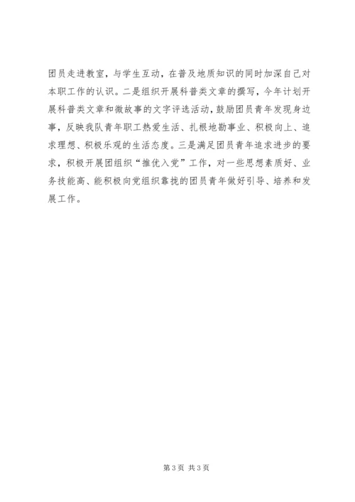 共青团地质大队委员会团委工作意见.docx