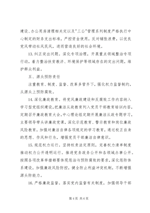 履行党风廉政建设主体责任清单 (3).docx