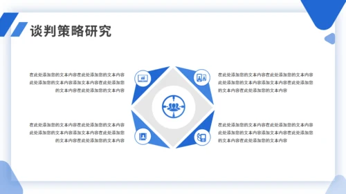 简约商务企业商务谈判案例分析培训通用PPT模板
