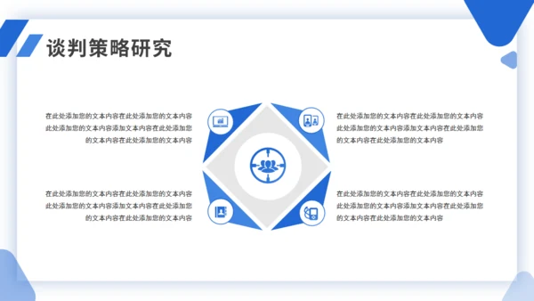 简约商务企业商务谈判案例分析培训通用PPT模板