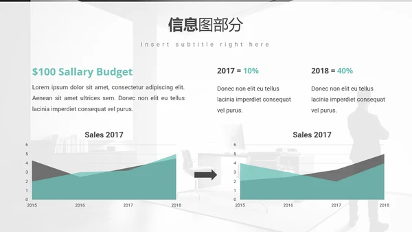 简洁现代设计公司简介商务动态PPT模板