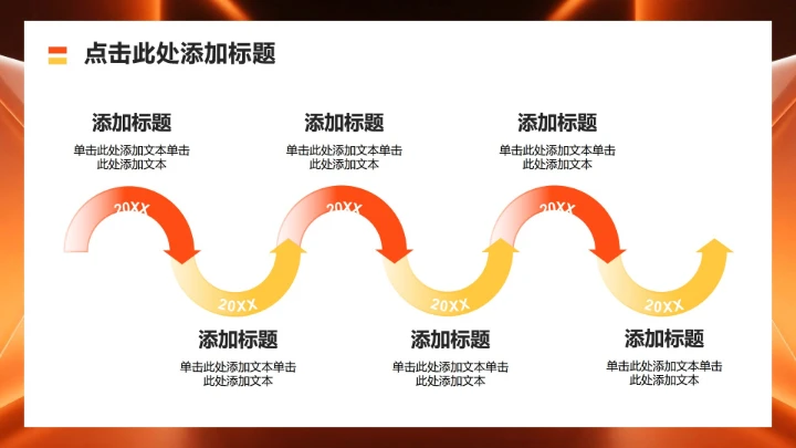 橙黄色商务风大学生就业发展报告PPT模板