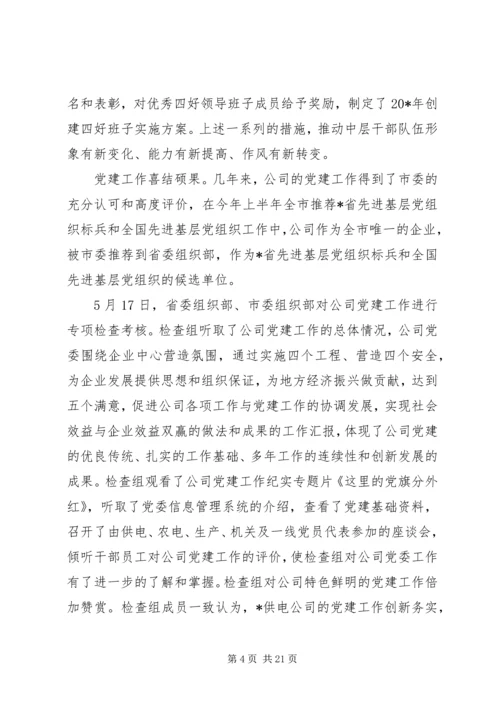 企业党委个人工作总结.docx