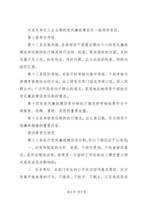 电信公司党风廉政建设责任制实施办法 (4).docx