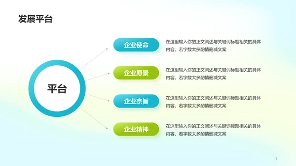 蓝绿渐变简约春季校园招聘PPT