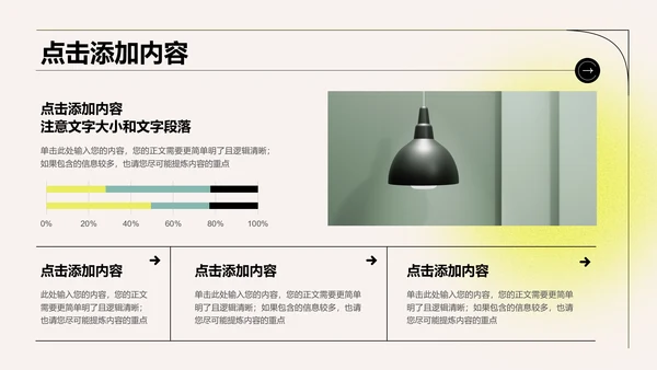 绿色弥散渐变风格通用PPT演示模板