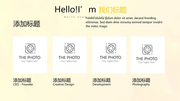 橙色公司产品介绍宣传通用PPT动态模板