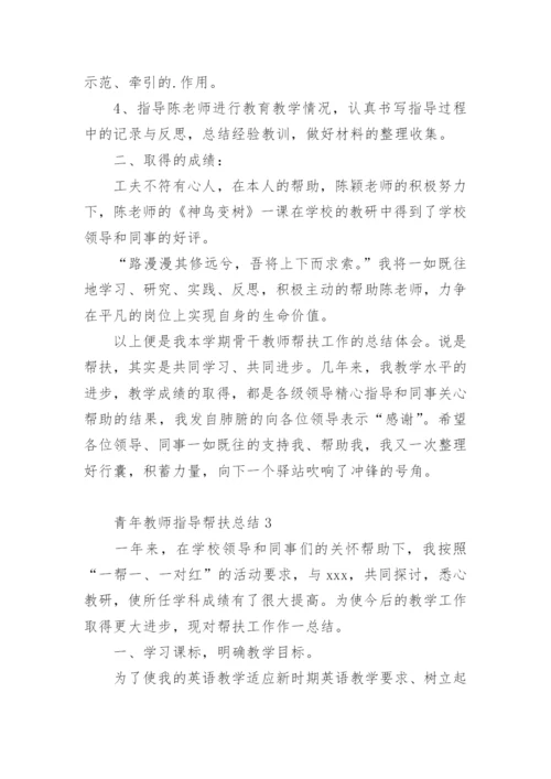 青年教师指导帮扶总结.docx