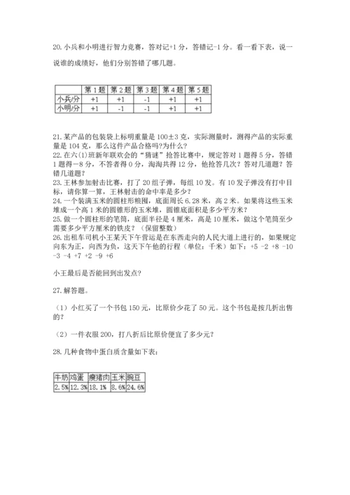 六年级小升初数学应用题50道带答案（b卷）.docx