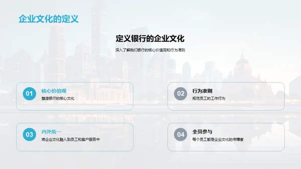 银行企业文化塑造