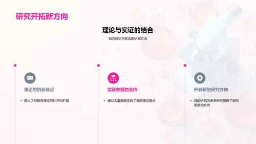 理学领域研究报告PPT模板