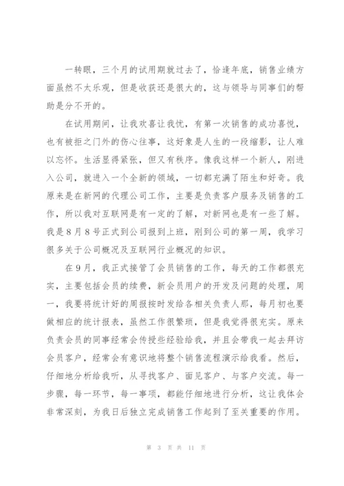 销售人员试用期总结报告.docx