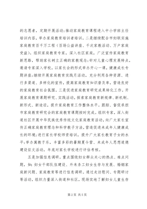 新的一年社区妇联工作计划范文.docx