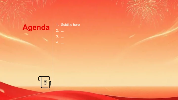 红色创意风教育培训PPT主题