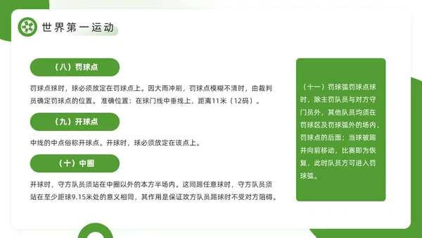 绿色简约风欢迎走进足球世界PPT模板
