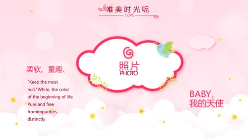 生日快乐生日派对纪念册动态PPT