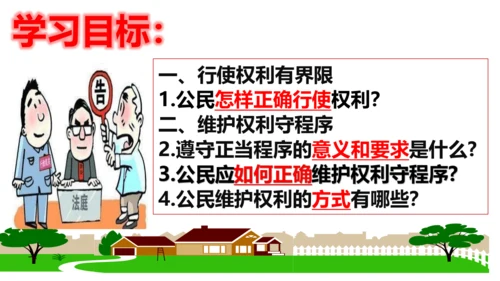 【新课标】3.2 依法行使权利 课件【2024春新教材】（27张ppt）