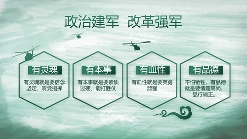 八一部队党课青春梦强军梦部队教育演讲PPT