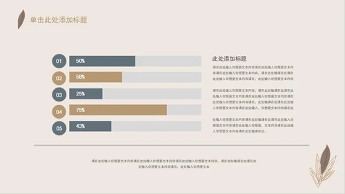 米色简约莫兰迪风学习汇报PPT模板