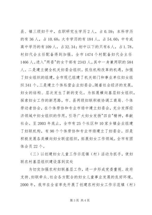 固本强基增强活力妇联基层组织建设抓出实效 (6).docx