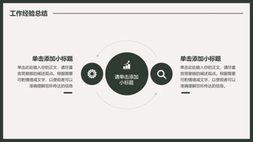 简约植物风年终工作总结汇报PPT模板