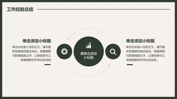 简约植物风年终工作总结汇报PPT模板