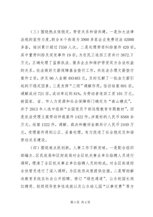 人力资源局工作总结.docx