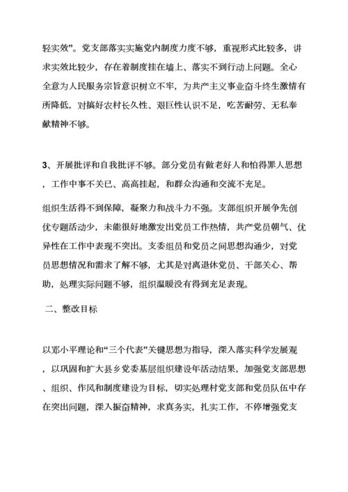 活动专项方案之整改专项方案的组织保障.docx