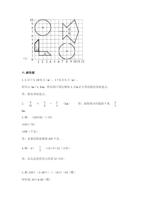 人教版六年级上册数学期末测试卷精品【典型题】.docx