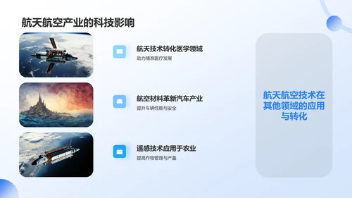 蓝色商务风航天航空知识科普PPT模板