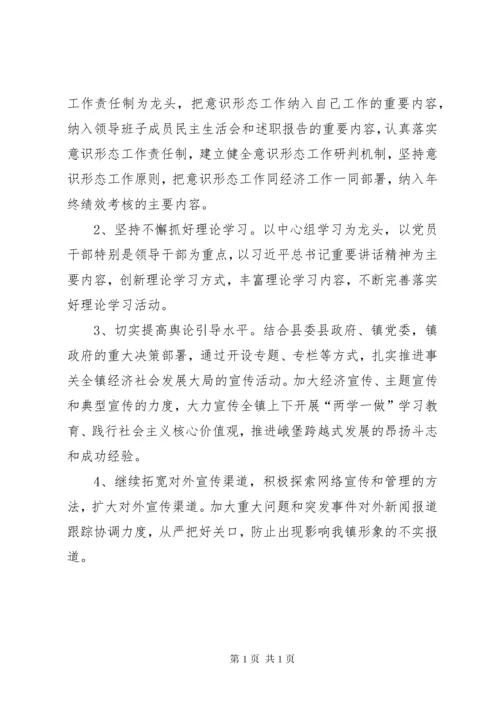 领导班子成员开展意识形态工作汇报.docx